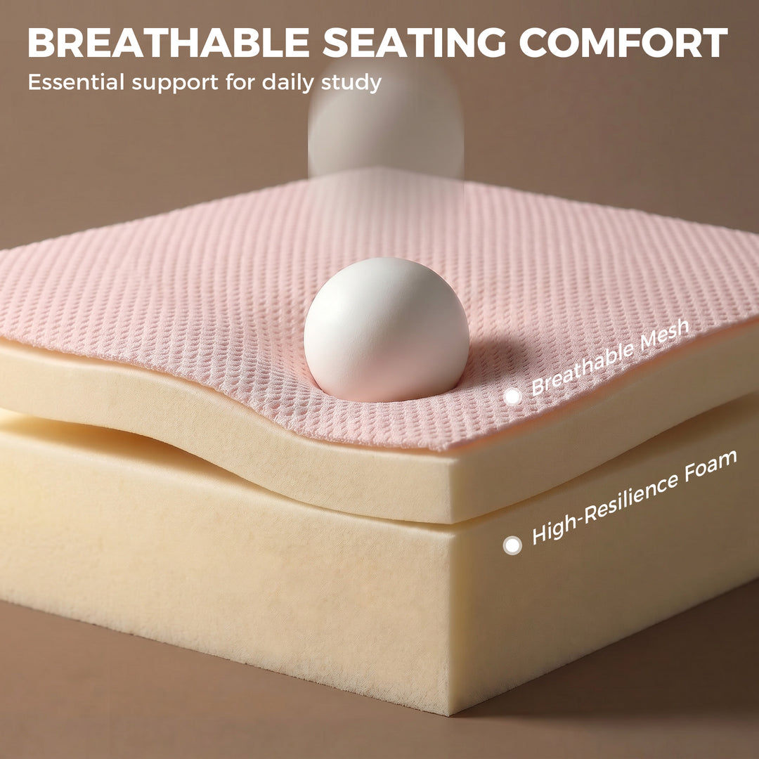 Office Chair, Armless Computer Desk Chair with Breathable Mesh, Adjust
