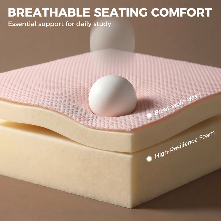 Office Chair, Armless Computer Desk Chair with Breathable Mesh, Adjust