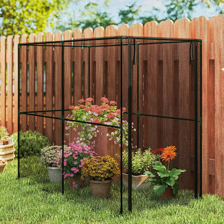 Fruit Cage Bird Netting, Brassica Cage Plant Protection Tent with Zipped Door, Anti Bird, Insects, Small Animals