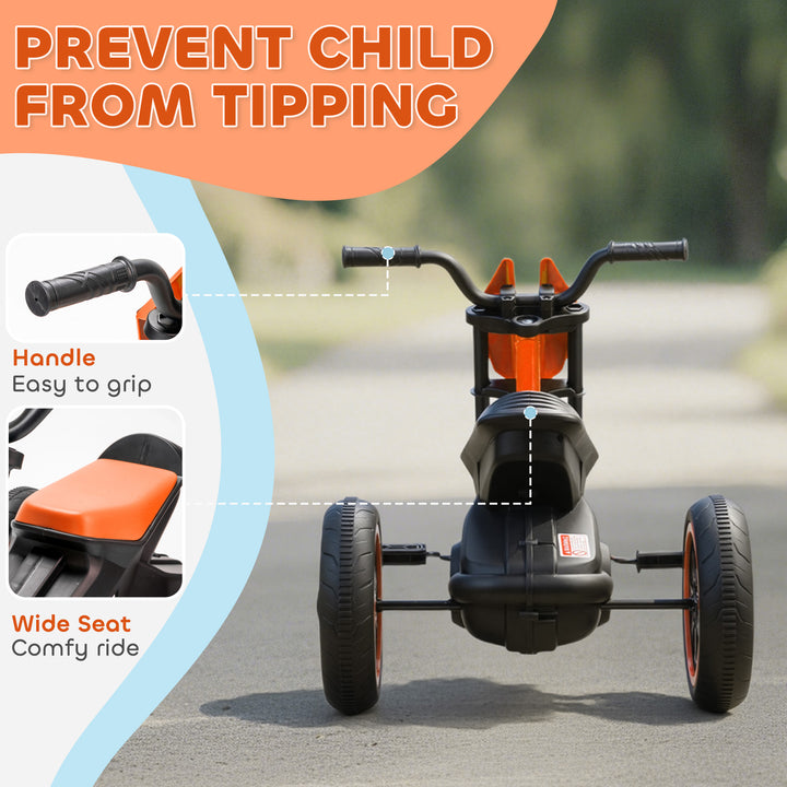 Kids Tricycle Baby Trike, Kids Trike with Pedal, 3 Wheel Toddler Balan