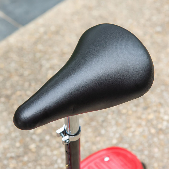 Powered E-Scooter Ride-On, with Brakes, Adjustable Seat, Adjustable Handlebars, Red