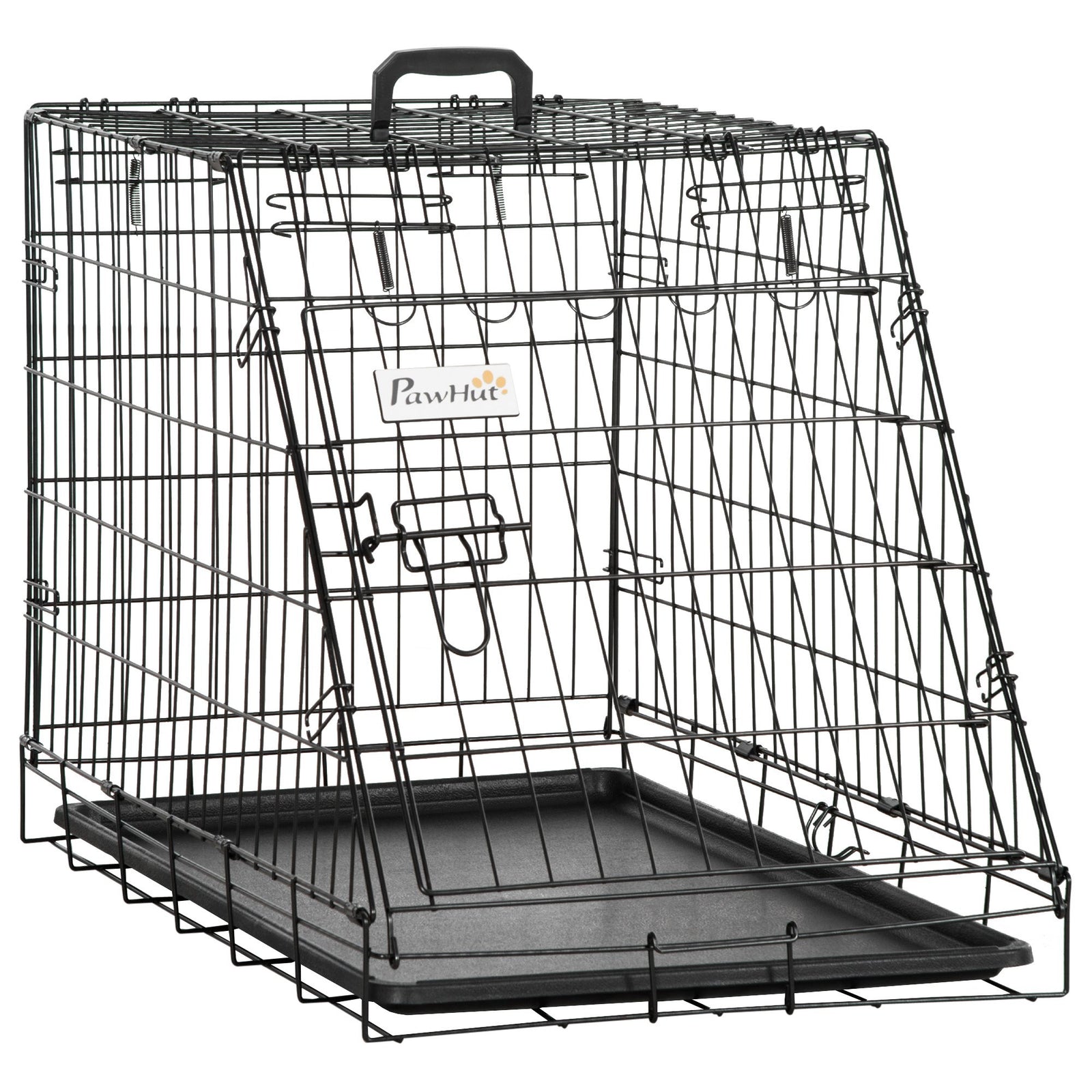 Trapeze Collapsible Dog Pet Travel Box Cage Removable Tray 77 x 47 x 55cm