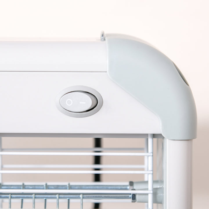 MCL Electric Fly Zapper, 20W Electric Fly Killer, Wall Hanging Bug Zapper Indoor & Outdoor Attracting Insect Mosquito Killer, Grey