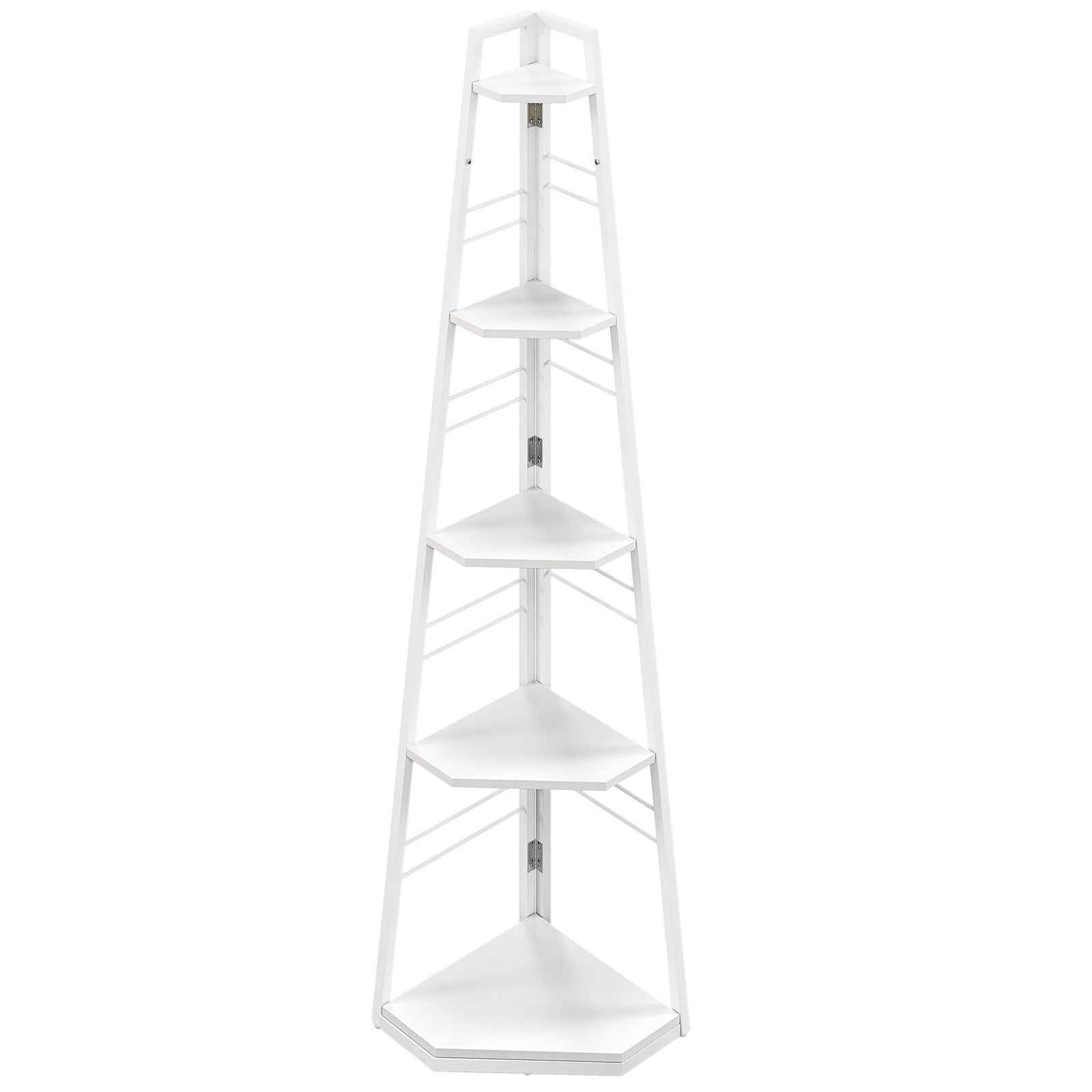 Five-Tier Corner Shelf - White