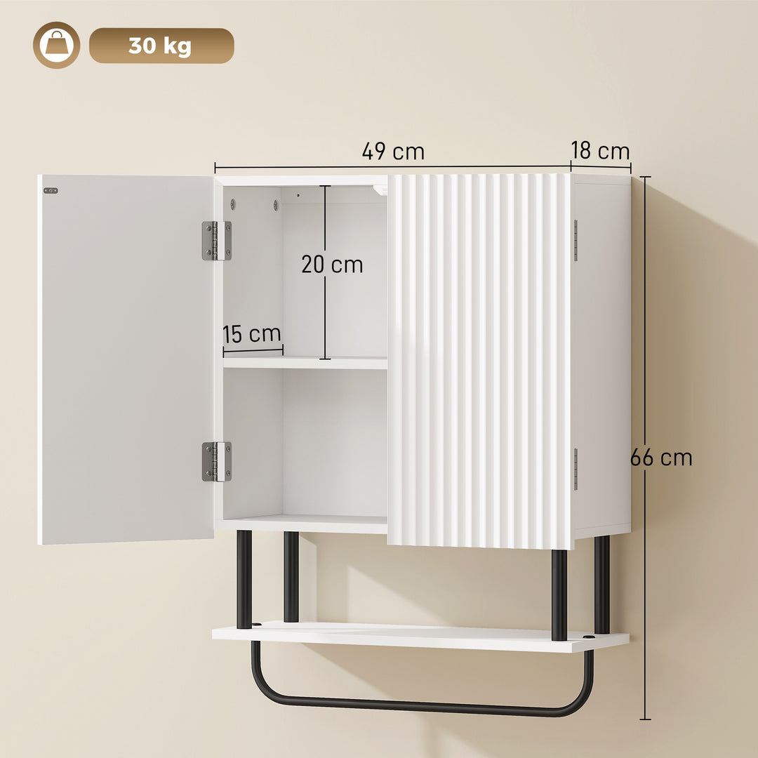 Bathroom Wall Cabinet Modern Space Saver Wall Mounted Cabinet Doors St
