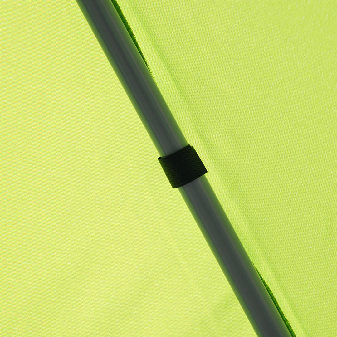 MCL 3 x 3(m) Garden Gazebo, Outdoor Gazebo Canopy Shelter with Curtains and Steel Frame for Lawn, Yard and Deck, Green