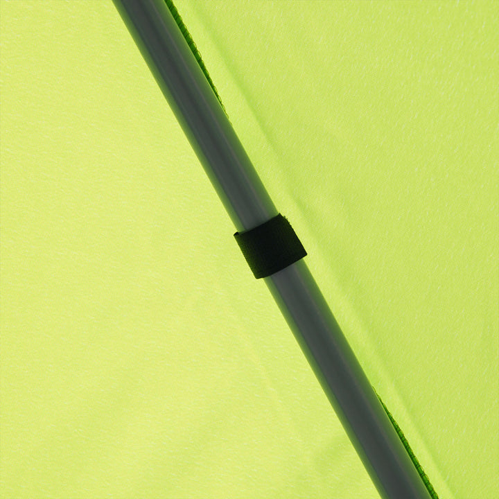 MCL 3 x 3(m) Garden Gazebo, Outdoor Gazebo Canopy Shelter with Curtains and Steel Frame for Lawn, Yard and Deck, Green