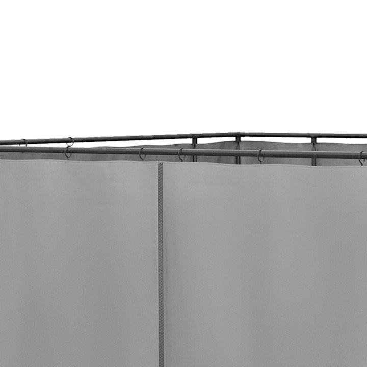 Outsunny 3 x 3(m) Universal Gazebo Sidewall Set with 4 Panels, Hooks/C