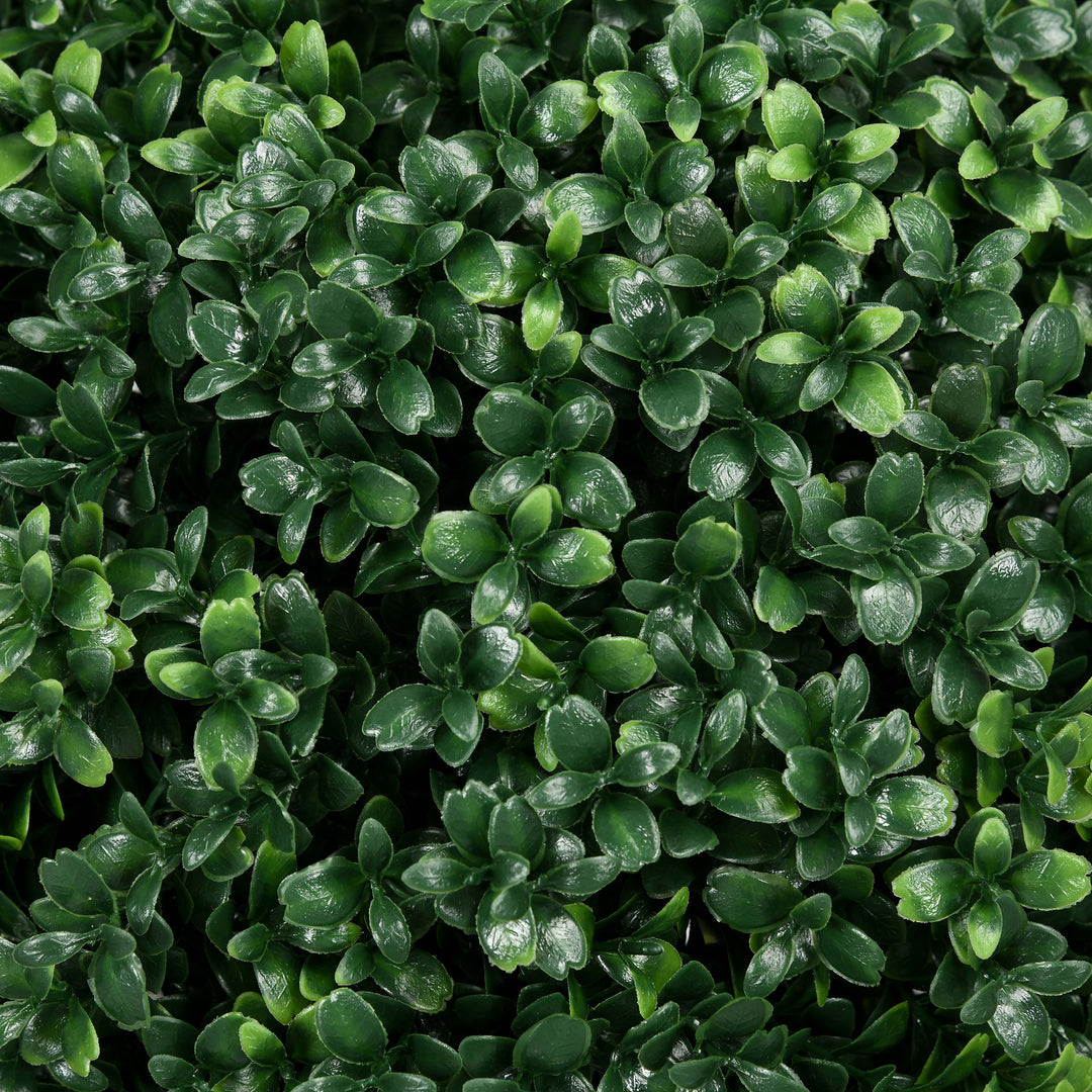 Artificial Boxwood Trees w/ Ground Stake, Set of 2 Ball Shaped Topiary