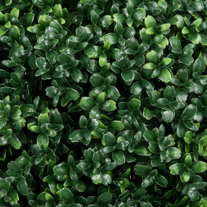 Artificial Boxwood Trees w/ Ground Stake, Set of 2 Ball Shaped Topiary