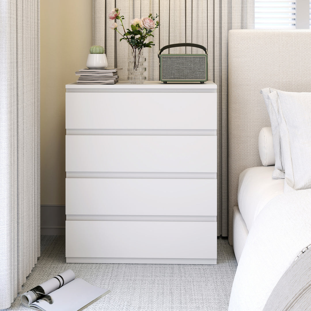 Chest of Four Drawers - White