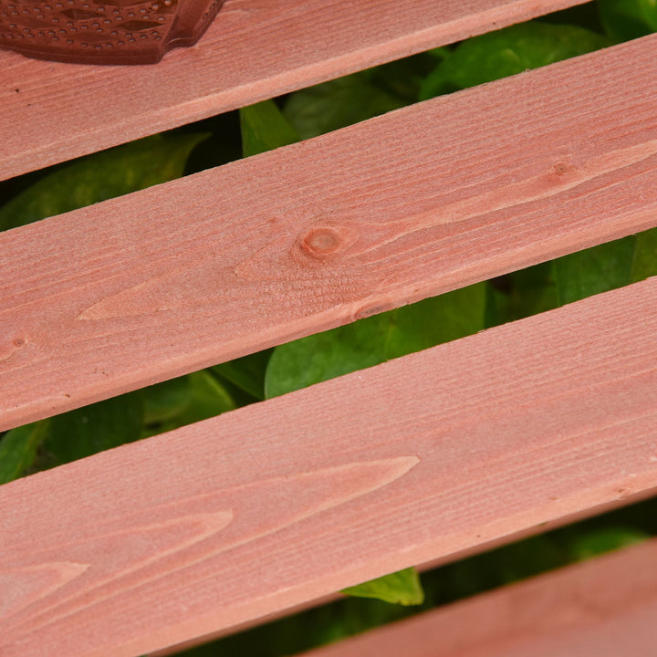 MCL Garden Cold Frame Polycarbonate Greenhouse with Adjustable Shelves, Double Doors, Openable Top Covers, Grow House for Flower Vegetable Plants, 80 x 47 x 138cm, Orange