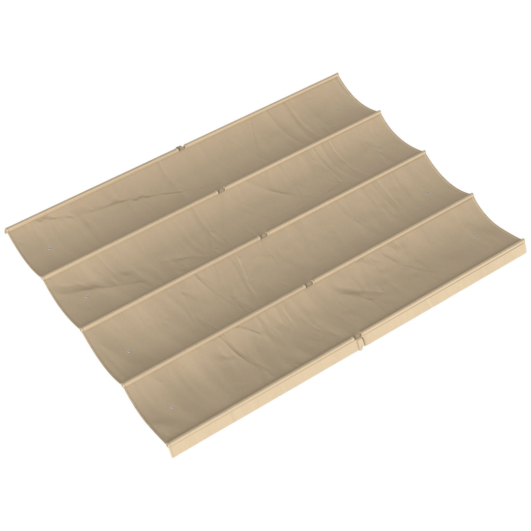 Retractable Pergola Canopy Only, 3.92 x 3.5 m, UV30+ Replacement Canopy Cover for 4 x 3 m Pergola