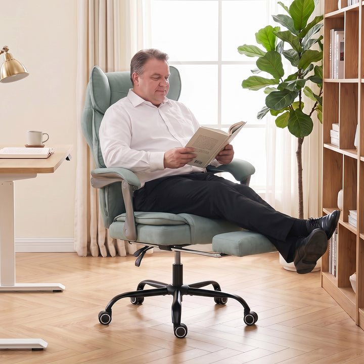 Executive Office Chair, Leathaire Big and Tall Office Chair 180 kg wit