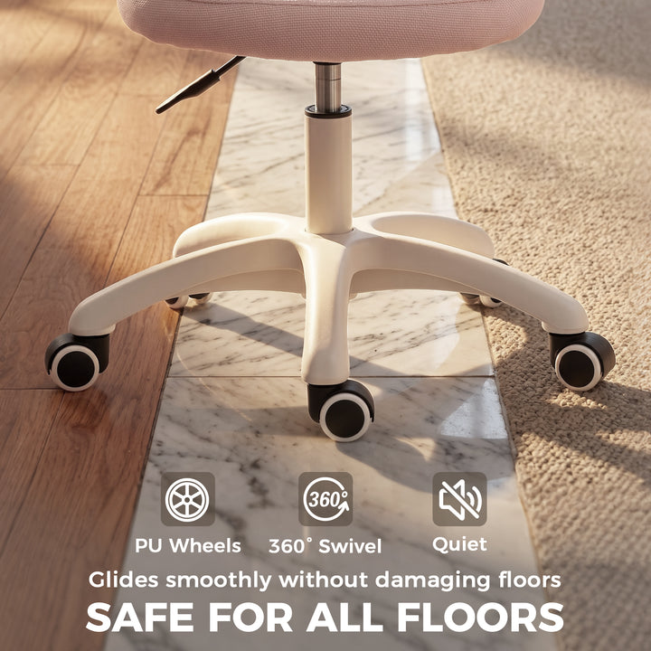 Office Chair, Armless Computer Desk Chair with Breathable Mesh, Adjust