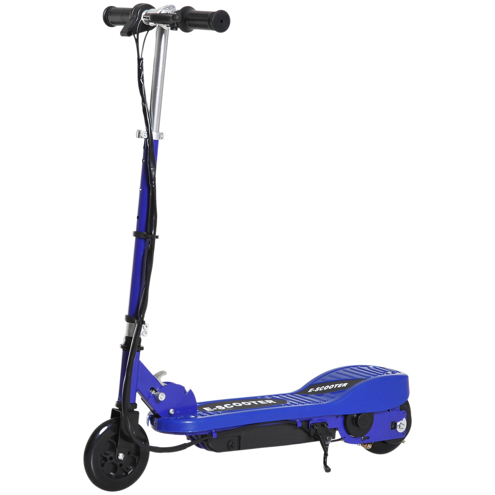 Folding Electric Kids Scooter Ride on Age 7-14, Blue/Black