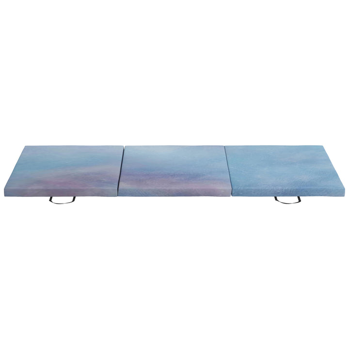 Gymnastics Mat, Tri-Fold Crash Exercise Pad, 6FT 2" Thick Foldable Wor