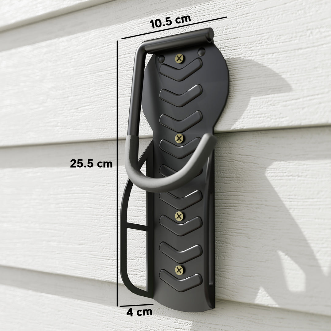 SPORTNOW 4 Pack Bike Rack, Wall Mounted Bicycle Hanger Hook, Foldable Garage Bike Wall Rack, Bicycle Storage Holder for Indoor Outdoor Use