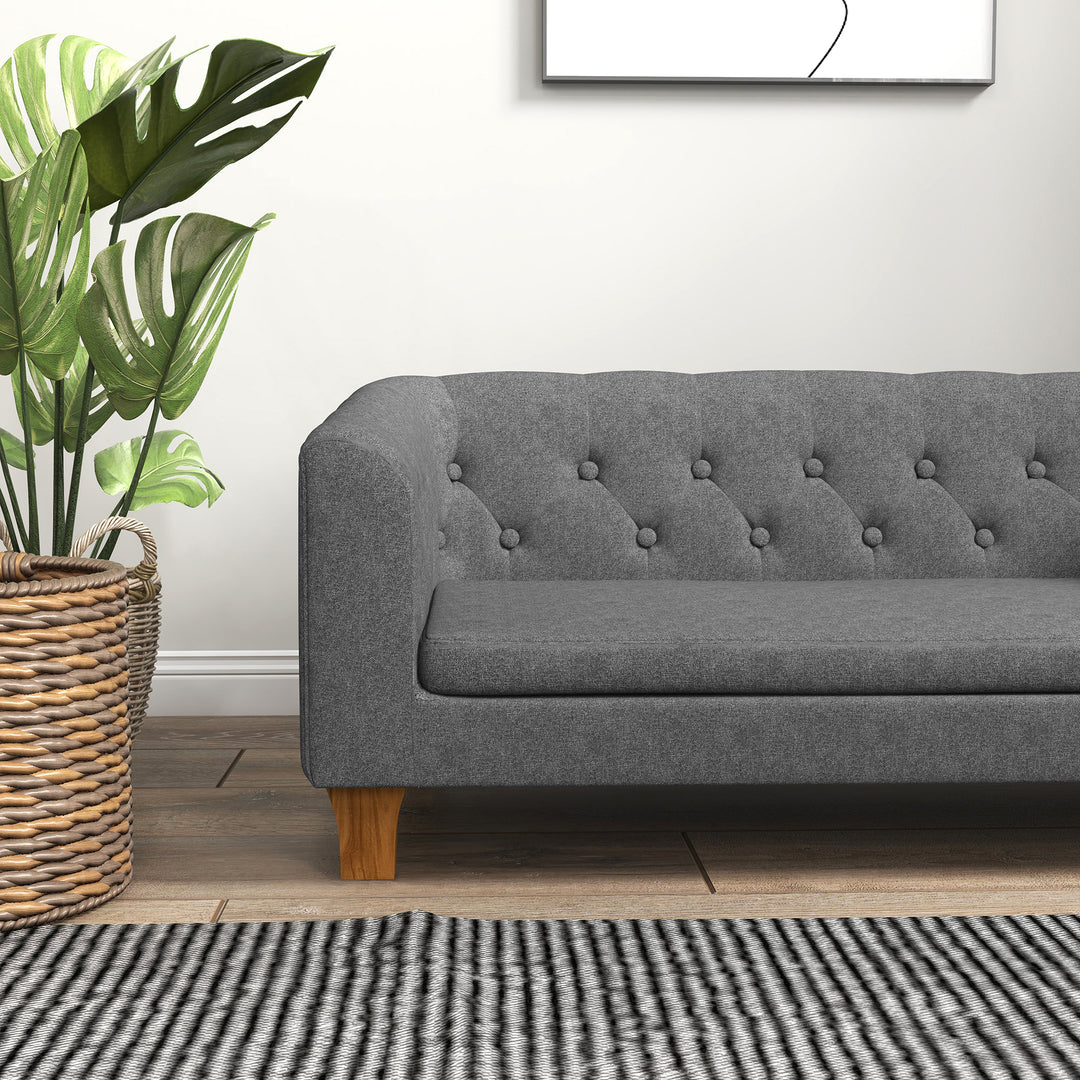 Dog Sofa Bed w/ Soft Cushion for Medium Dogs - Grey