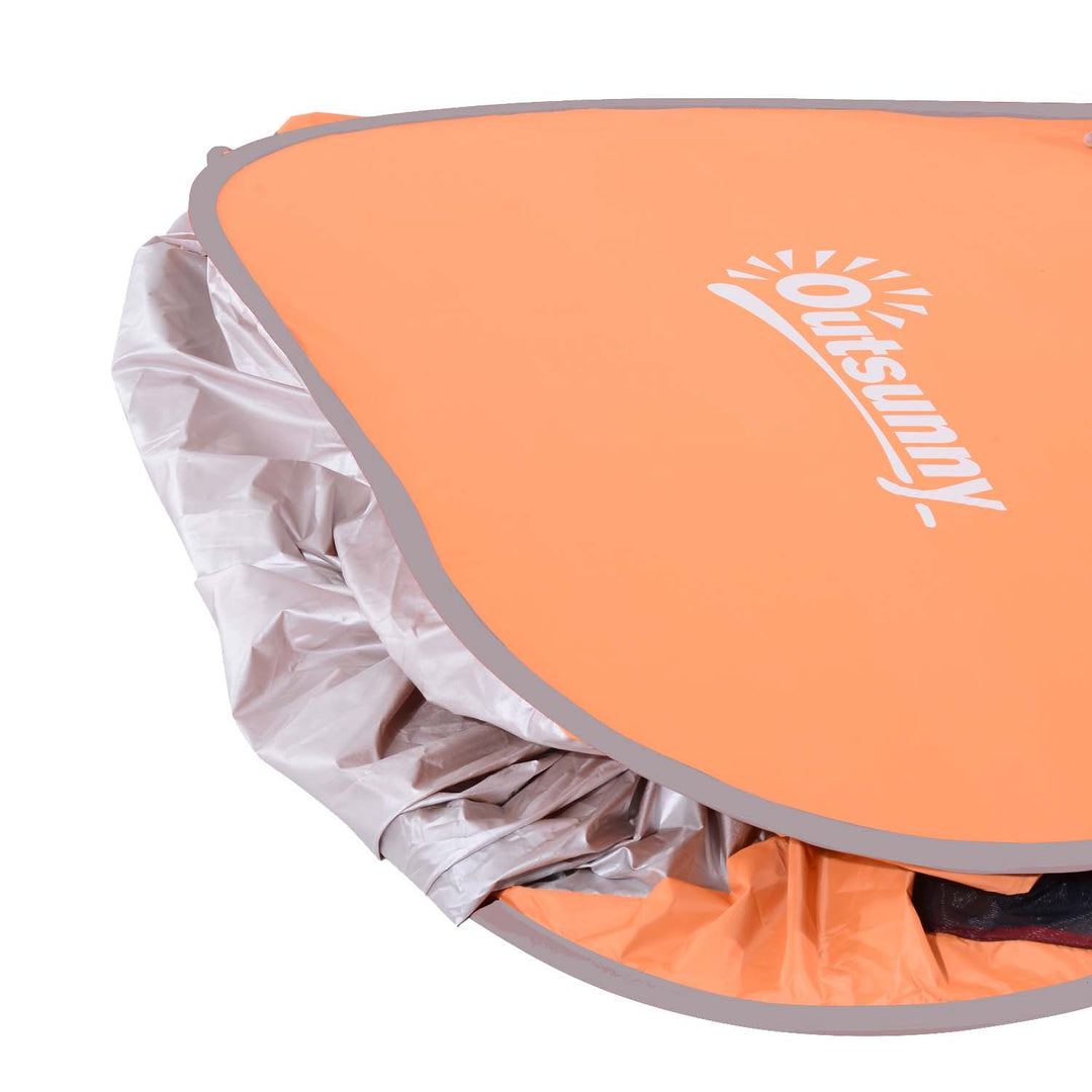 2 Person Pop Up UV Shelter Shade-Orange