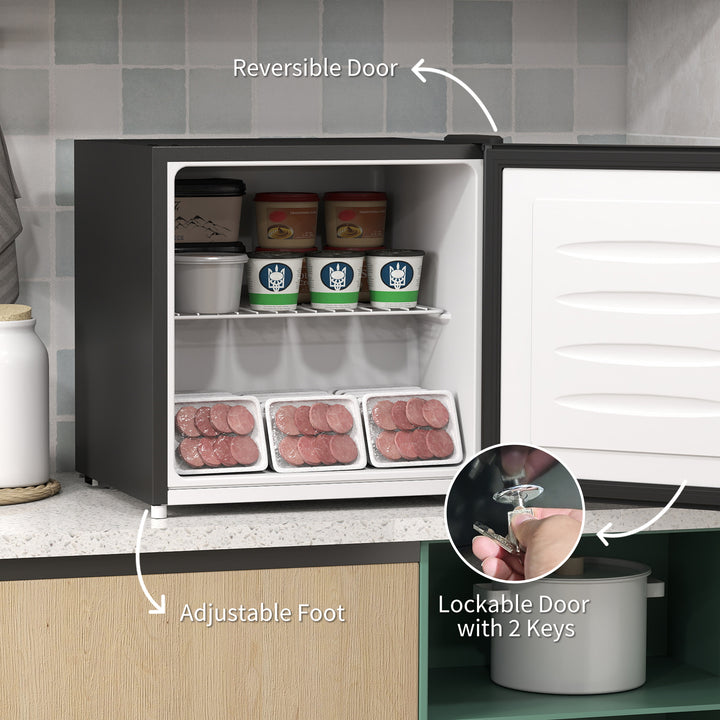 35L Mini Freezer, -24℃ to -14℃ Temperature - Black