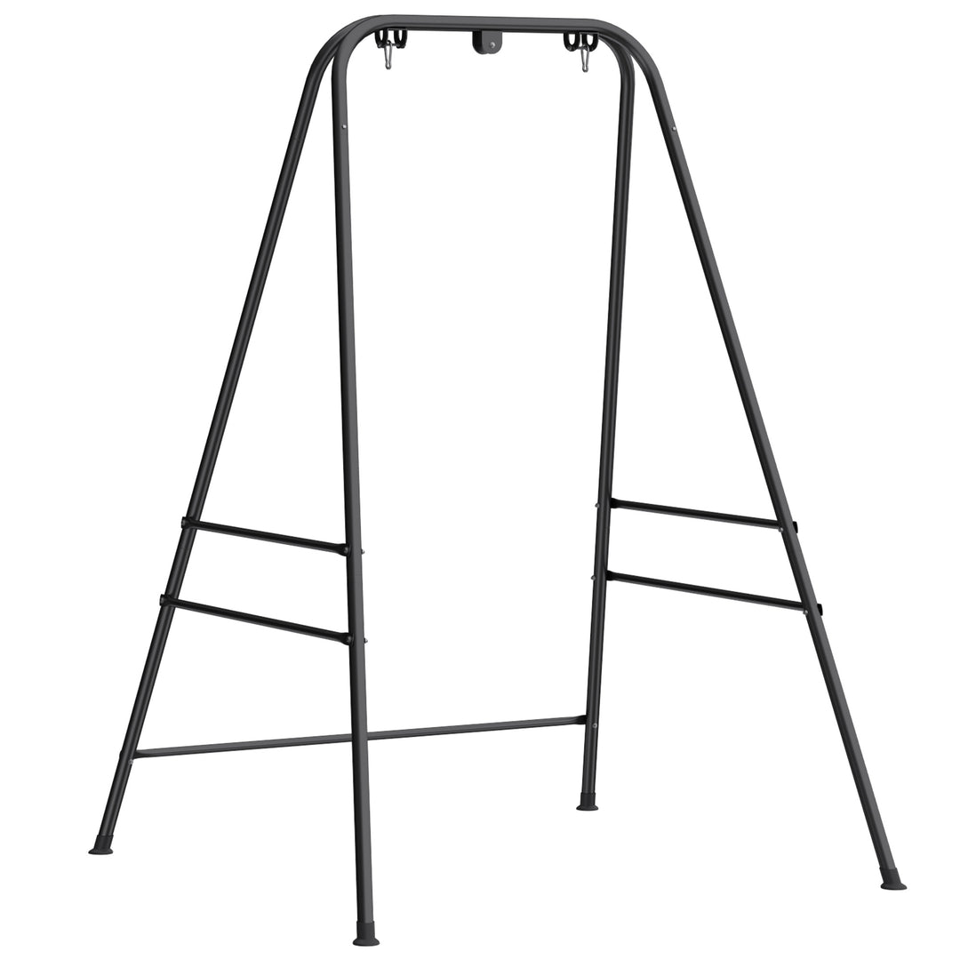 Hammock Chair Stand Only, 150KG Load Capacity, for Indoor Outdoor, Bla