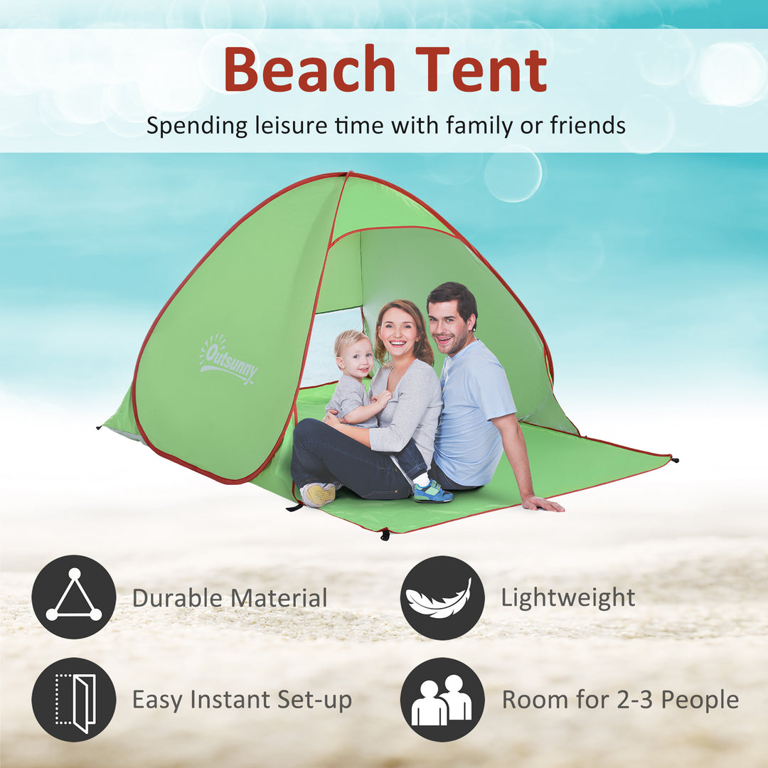 MCL Pop Up Tent Beach Fishing Camping UV Protection Patio Sun Shade Shelter