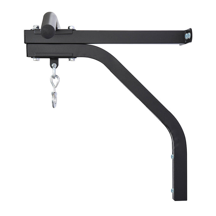 MCL Punching Bag Hanger Wall Mount Bracket Kick Boxing MMA Training Frame Home Fitness Workout Pull Up Bar, Black