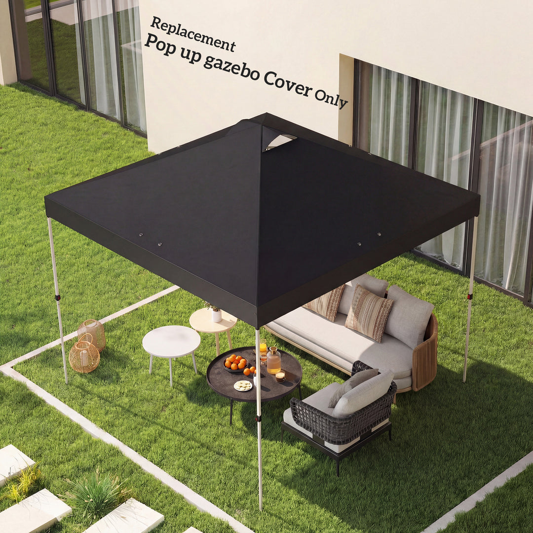 gazebo roof replacement UV50+ Waterproof Pop Up Canopy Cover with 8 Dr