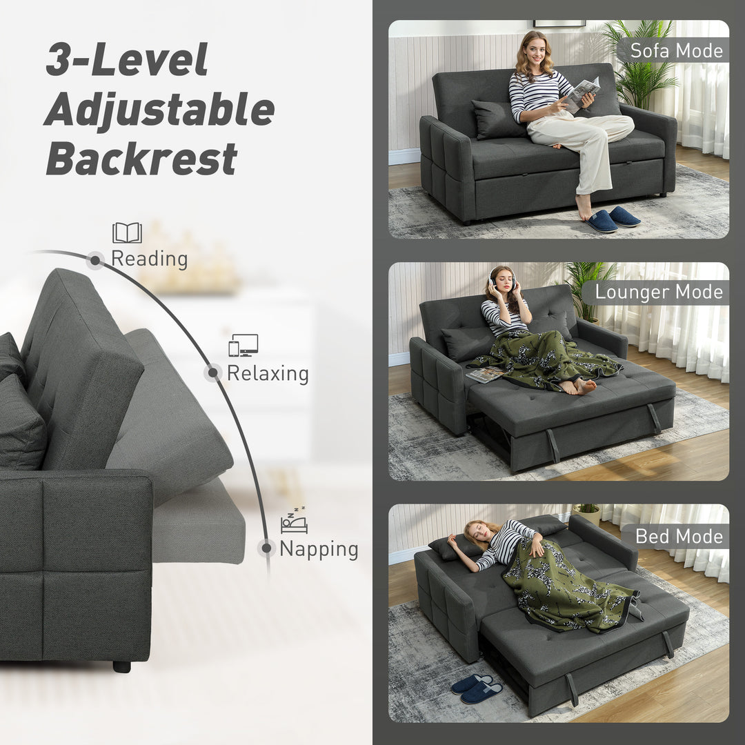Three-Way Two-Seater Sofa Bed