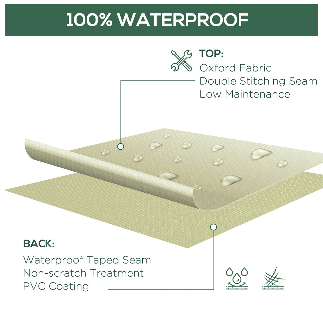 MCL 600D Oxford Cloth Waterproof Furniture Cover Wicker Chairs Garden Patio Rattan Seat Outdoor Protector L70*W90*H115cm