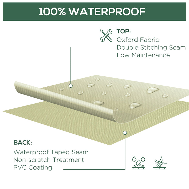 MCL 600D Oxford Cloth Waterproof Furniture Cover Wicker Chairs Garden Patio Rattan Seat Outdoor Protector L70*W90*H115cm