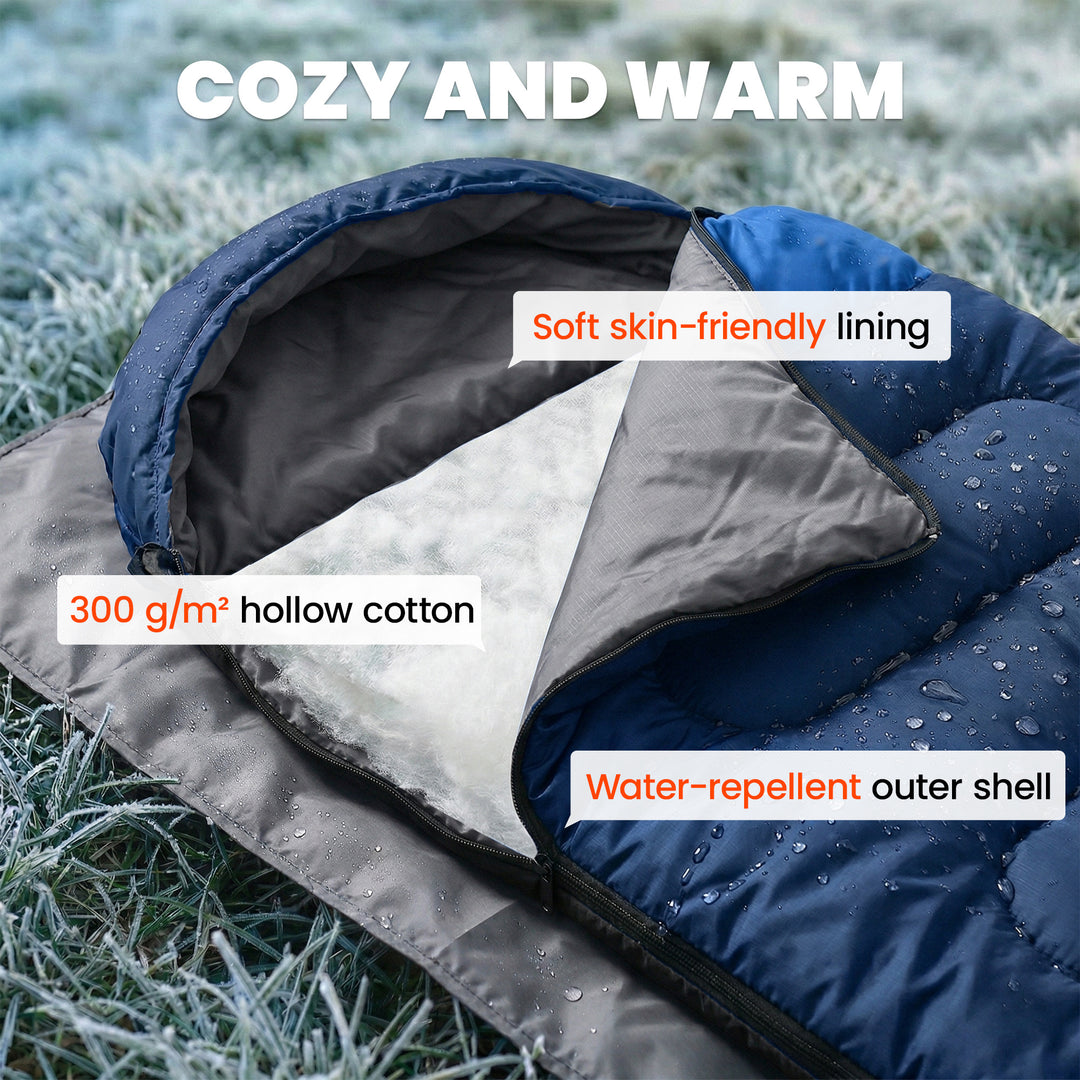 Sleeping Bag for Adults, Lightweight &amp; Compact Sleeping Bag, 3 Seasons