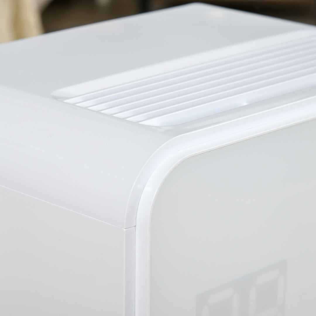 12L/Day Dehumidifier for Home, Laundry Room, Bedroom, Basement, Electric Moisture Air De-Humidifier with 4 Modes, Continuous Drainage, 24H Timer, Digital Humidity Display