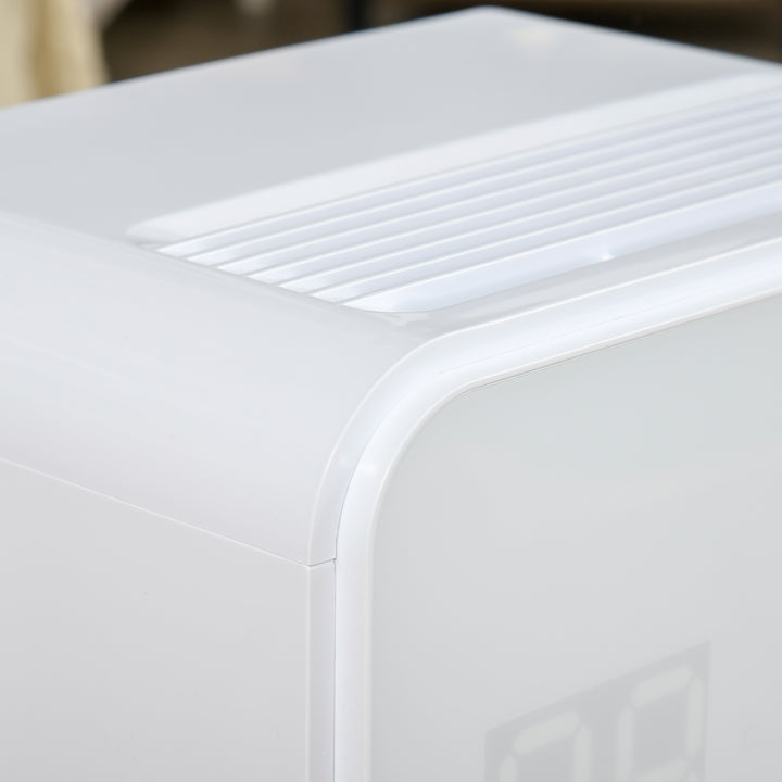 12L/Day Dehumidifier for Home, Laundry Room, Bedroom, Basement, Electric Moisture Air De-Humidifier with 4 Modes, Continuous Drainage, 24H Timer, Digital Humidity Display
