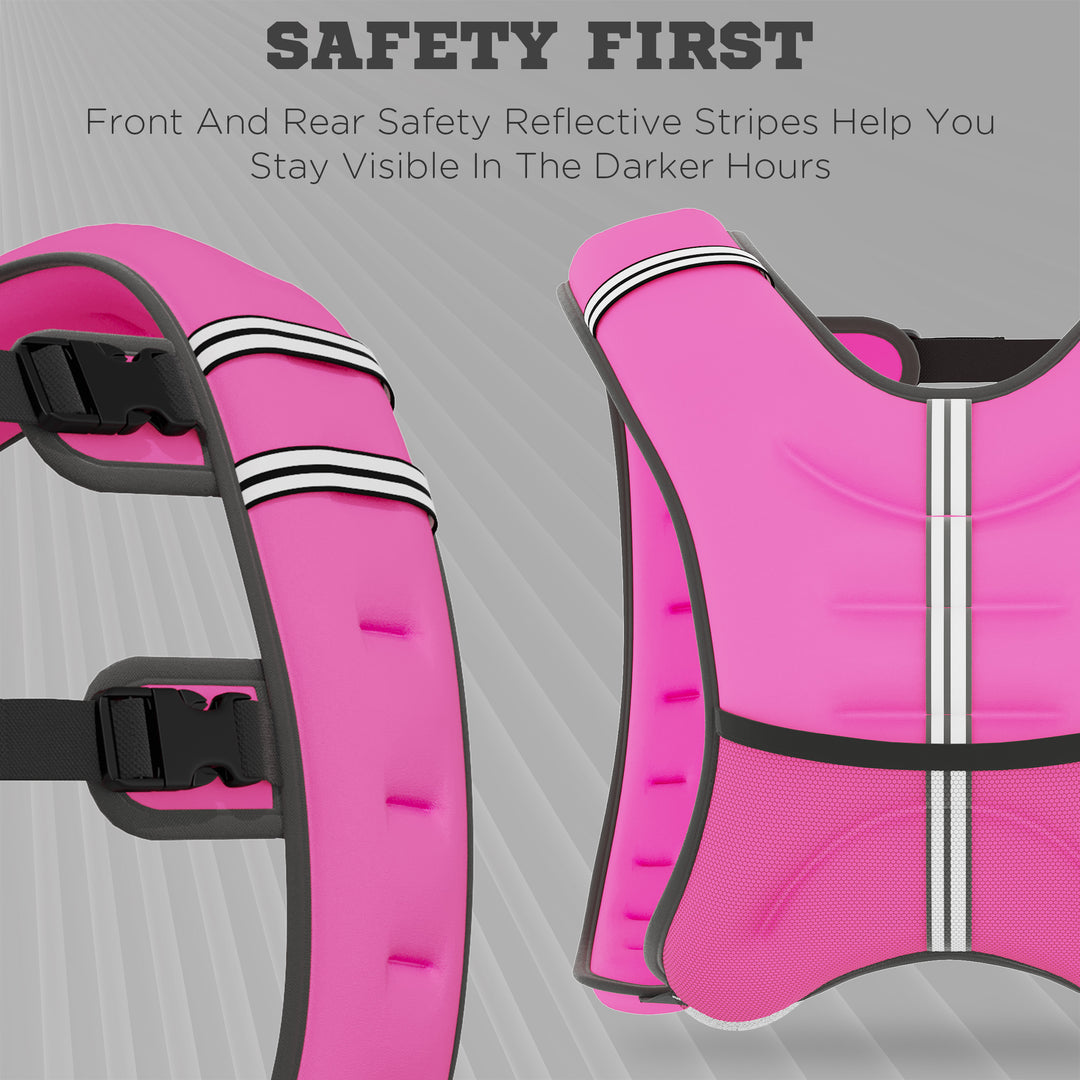 8KG Weighted Vest, Running Weight Vest with Adjustable Strap, Convenie