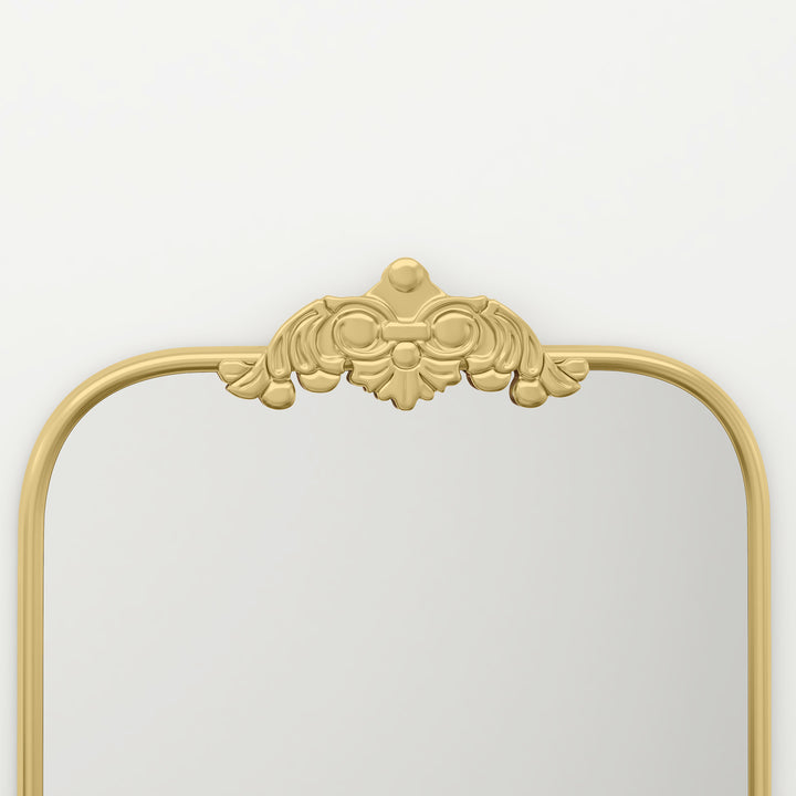 Wall Mirror, Decorative Baroque Mirror with Metal Frame, for Bedroom a