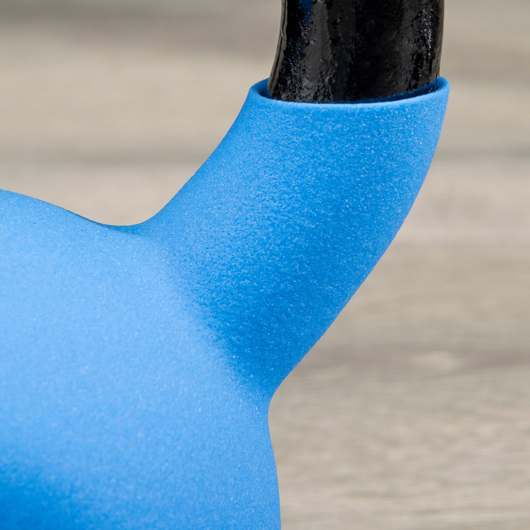 Soft Kettlebell, 8kg Kettle Bell with Non-Slip Handle for Home Gym Weight Lifting and Strength Training, Blue