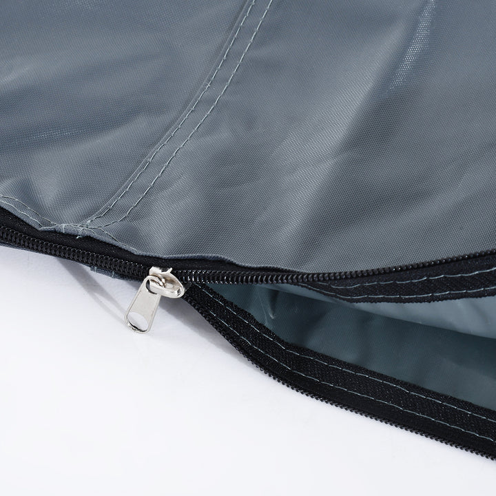 Parasol Cover, Cantilever Umbrella Cover, Banana Umbrella Cover with Zipper for Outdoor Garden, Patio, Grey