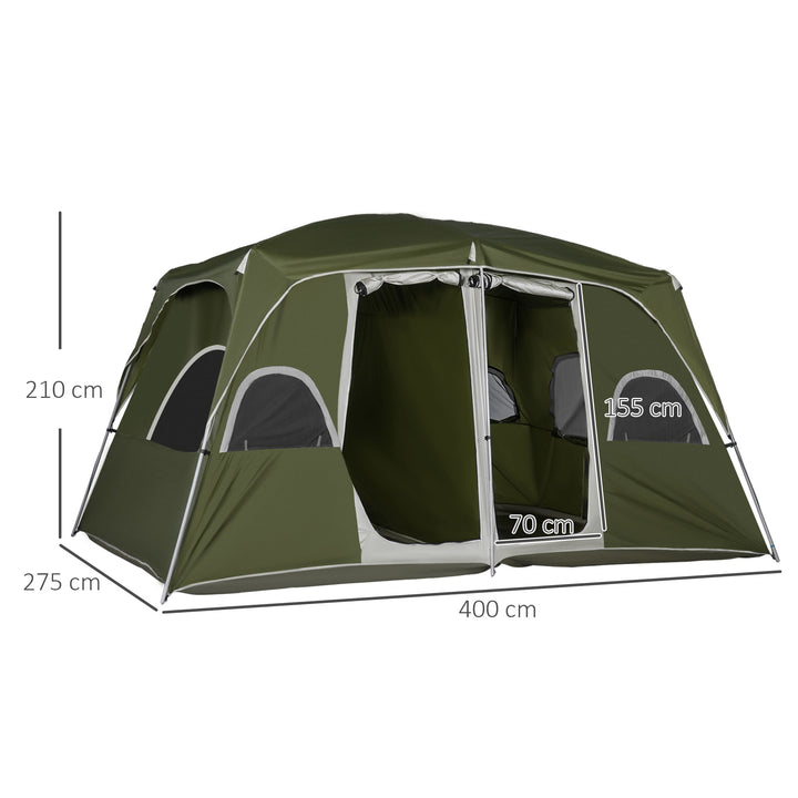 Outsunny Camping Tent, Family Tent 4