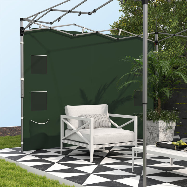 195 x 295cm Replacement Gazebo Sidewall - Green