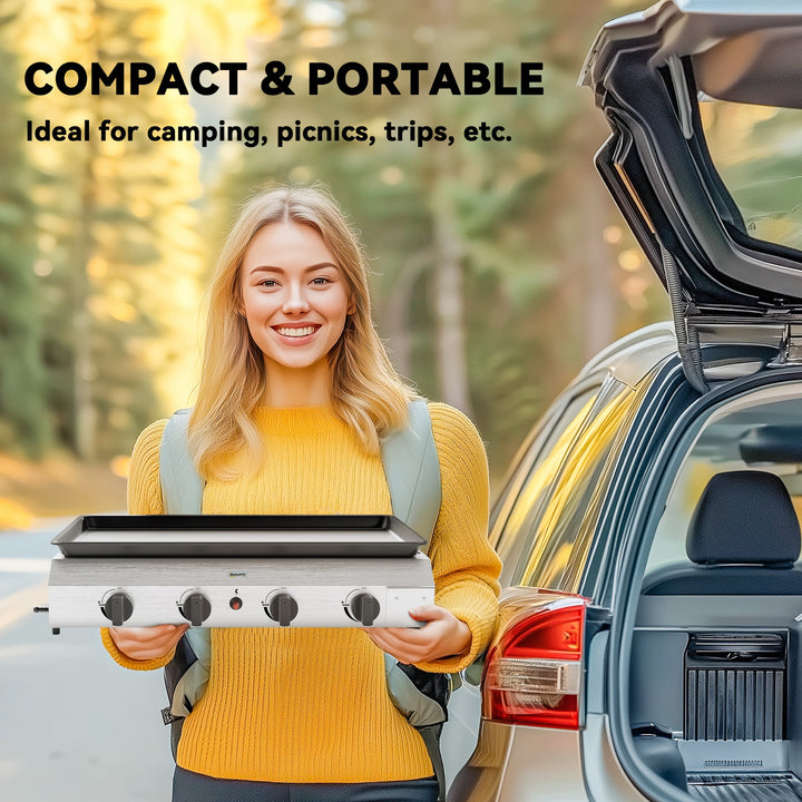 Four Burner Portable Gas Grill