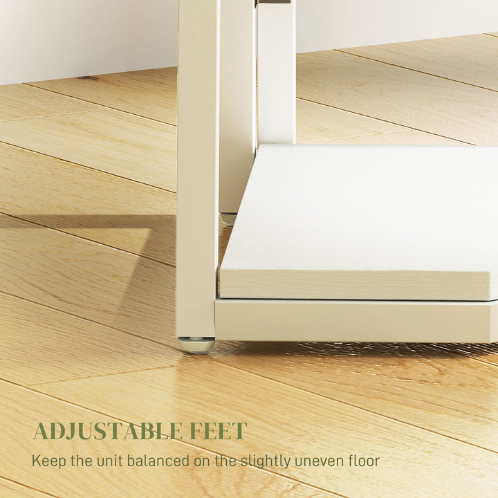 Five-Tier Corner Shelf - White