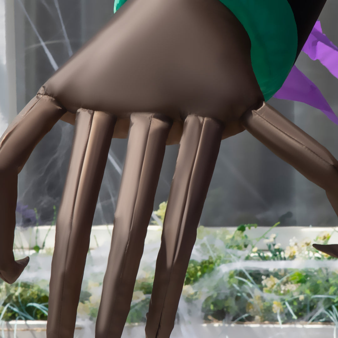 MCL 2.1m Inflatable Pumpkin Ghost Head Monster Vampire 6 LED Halloween Blow Up Yard Holiday Decoration