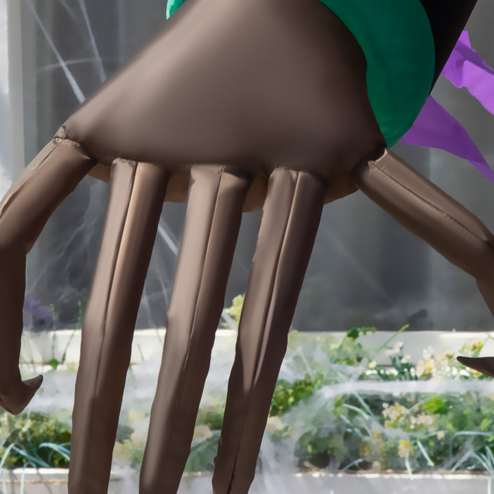 MCL 2.1m Inflatable Pumpkin Ghost Head Monster Vampire 6 LED Halloween Blow Up Yard Holiday Decoration