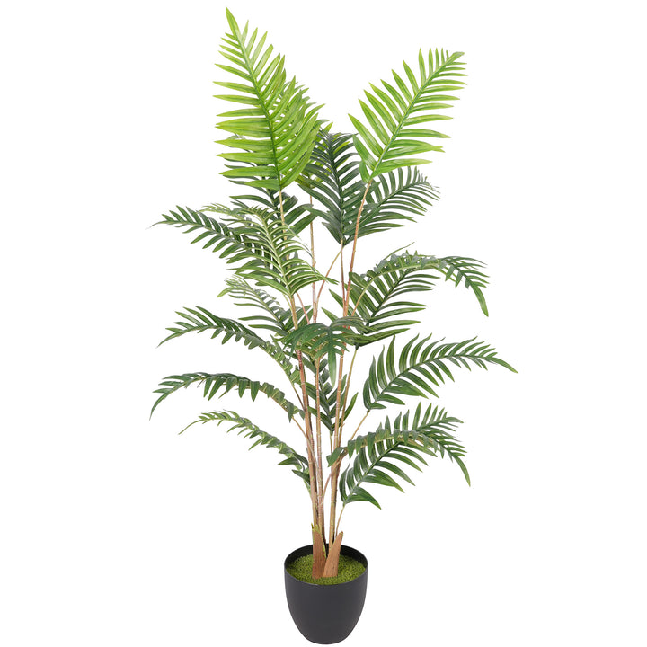 Artificial Fern Topiary Tree, Realistic Artificial Plant in Cement Pot