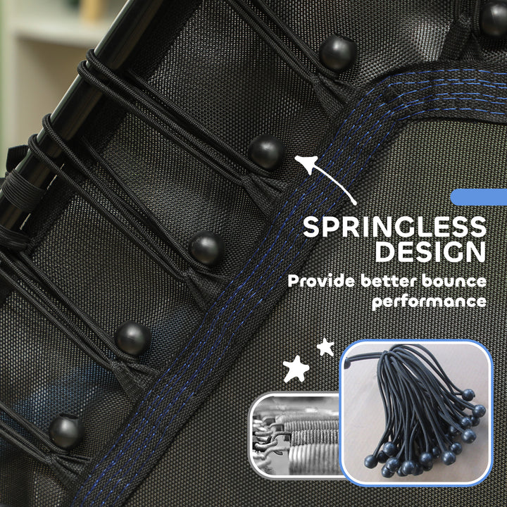 Kids Trampoline Mini Bouncer with Enclosure Safety Net For Ages 3-10 Years - Blue