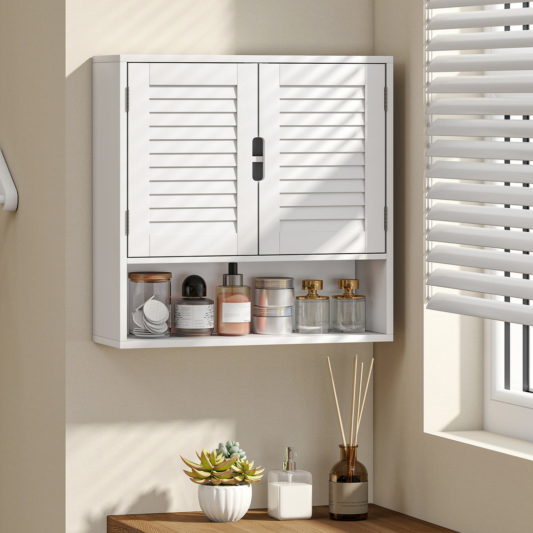 Bathroom Cabinet, Wall Mounted Storage Cabinet with Adjustable Shelves