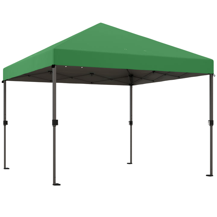 3 x 3m Pop-Up Gazebo, with Accessories - Green