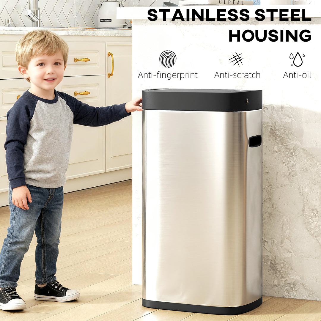 50L Sensor Bin, Automatic Kitchen Bin, Manual Override, Battery Operat